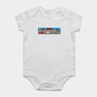 V8 Diner Illustration Baby Bodysuit